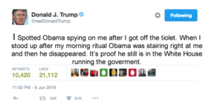 trump tweet- obama spy's on trump