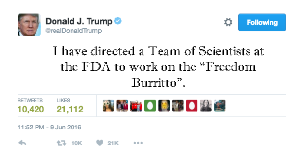 trump tweet-buritto